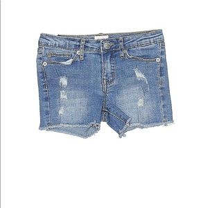 Girls Hudson Blue Distressed Shorts Size 5